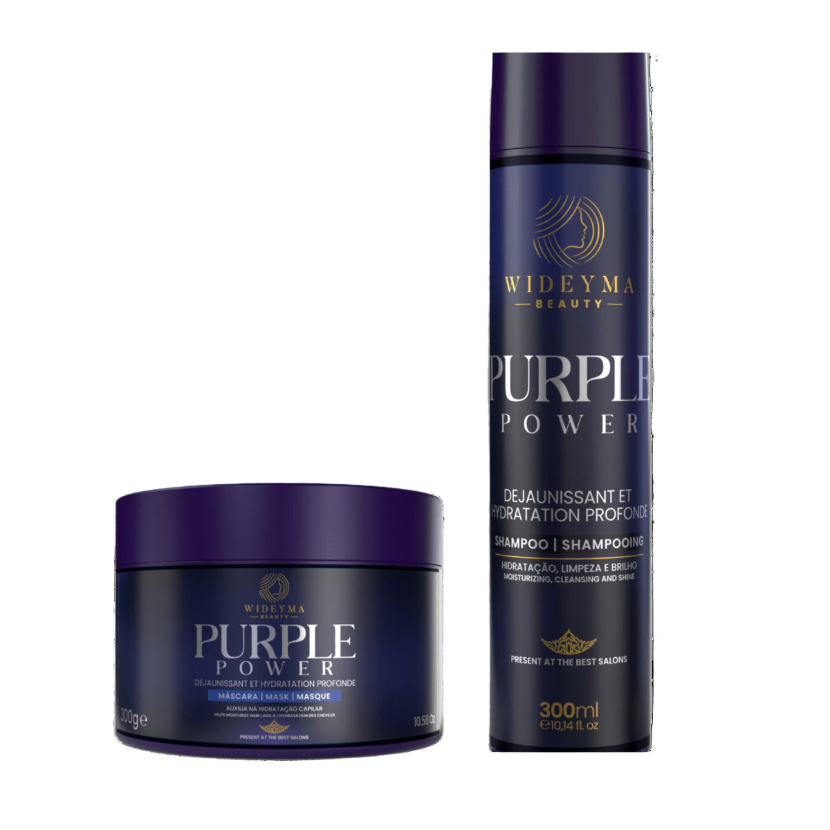 Shampoing & Masque Déjaunissant - Nourrissant Spécial Cheveux Blonds, Blancs & Gris - MEILLEUR LISSAGE