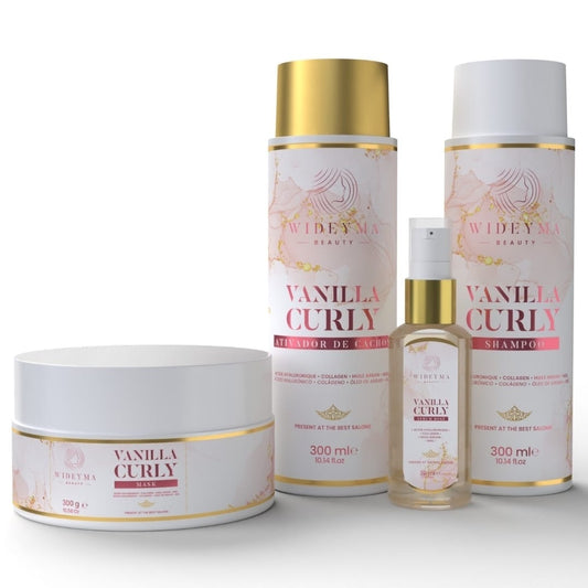 kit cheveux bouclés professionnel Vania Curly hydratation définition des boucles anti-frisottis