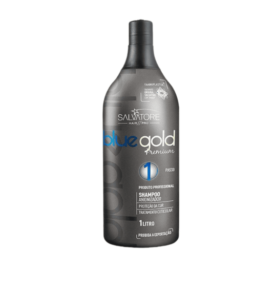 Shampoing Clarifiant Salvatore Blue Gold Step 1 1 Litre - MEILLEUR LISSAGE
